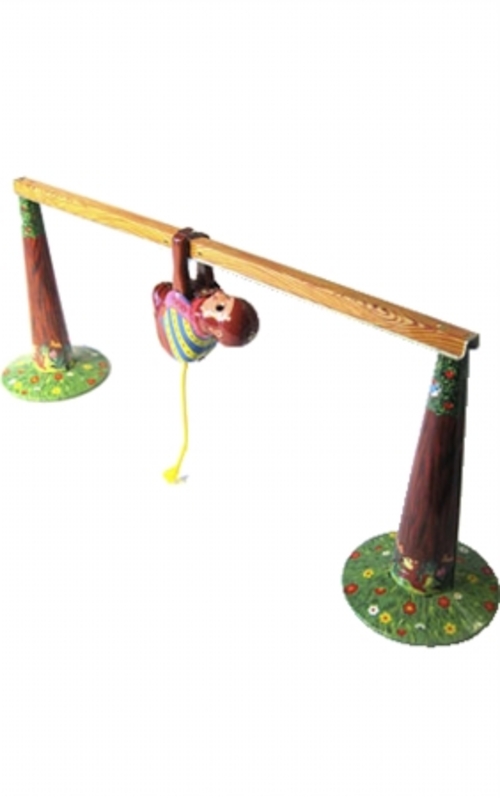 SHAN MS443 Collectible Tin Toy - Monkey on Bar