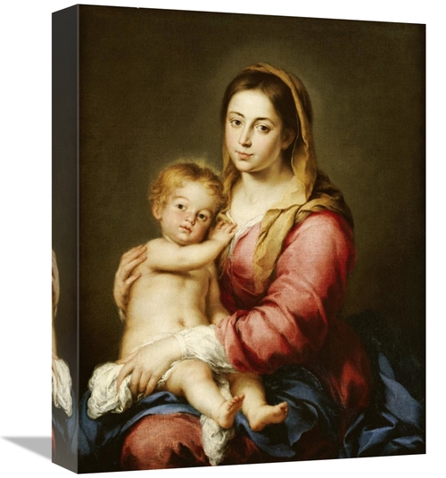 Global Gallery GCS-266931-16-142 16 in. The Virgin & Child Art Print -