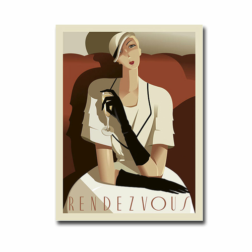 Artistic Home Gallery 3040O377EG Rendezvous by Eli Adams Premium Overs