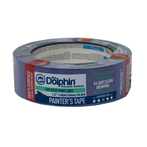 Blue Dolphin 1895432 1.41 in. x 60 Yards Blue Medium Strength Painters