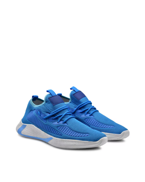 Round-Toe Lace-up Sports Shoes(Size7)(ColorBlue)