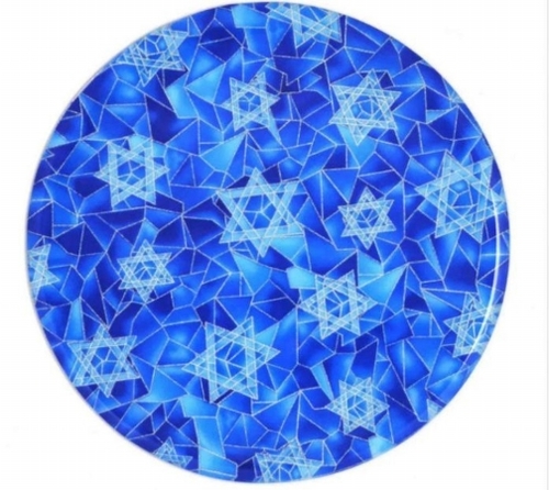 Andreas JO-244 Jewish Star Blue Jar Opener- Pack of 3