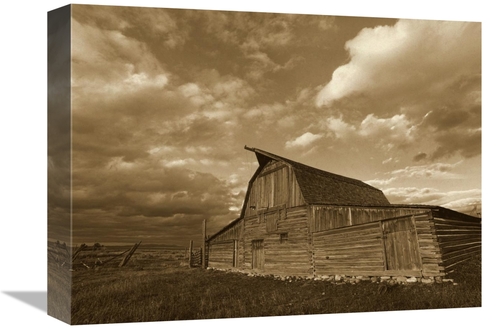 Global Gallery GCS-450509-1216-142 12 x 16 in. Mormon Row Barn, Gr