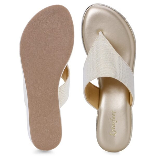 Women Solid Gold flats