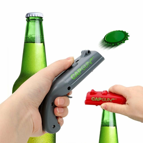 BOTTLE OPENER CAP GUN