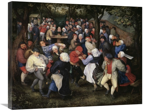 Global Gallery GCS-276912-30-142 30 in. Village Celebration - II Art P