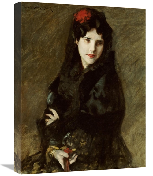 Global Gallery GCS-267851-22-142 22 in. Mrs. Chase in Spanish Costume 