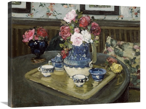 Global Gallery GCS-266210-30-142 30 in. Roses on a Table Art Print - A