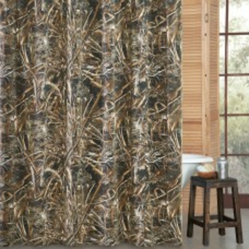 RealTree - Max 5 Cabin - Hunting Camo Farmhouse Rustic Shower Curtain
