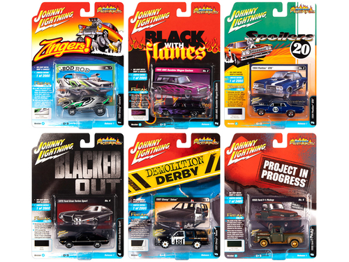 \Street Freaks\" 2020 Set A of 6 Cars Release 1 1/64 Diecast Models by