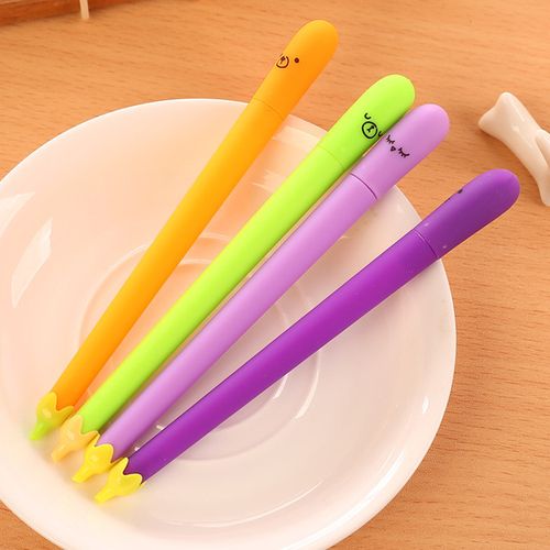 2 Pcs Creative Cute Vegetable eggplant Neutral