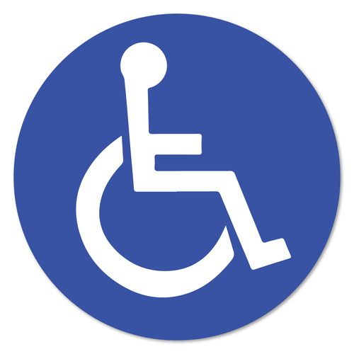 SignMission FD-2-C-16-99984 Arrow Sign - Coronavirus Handicapped
