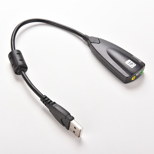 1Pcs 5H V2 7.1 External USB Sound Card 5hv2 Wired