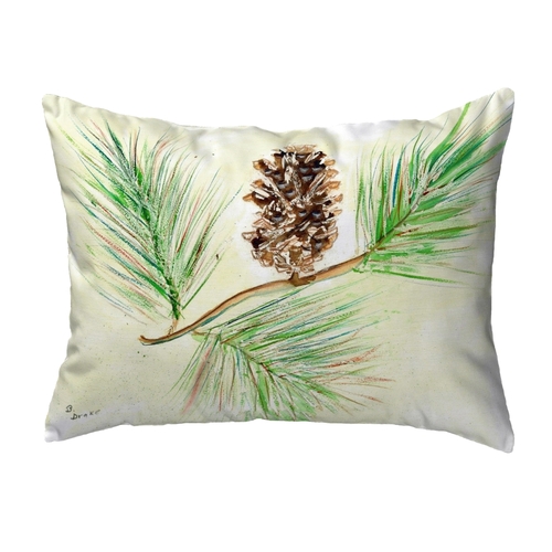 Betsy Drake NC161 16 x 20 in. Pinecone Noncorded Pillow