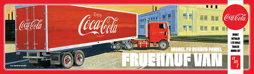AMT AMT1109 Coca-Cola Fruehauf Beaded Van Semi Trailer Plastic Model K