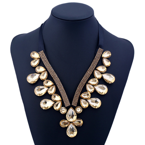 Luxury Black Rope Rhinestone