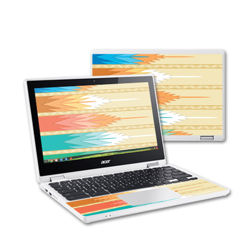MightySkins ACCR11-Multi Tribal Skin Decal Wrap for Acer Chromebook R1