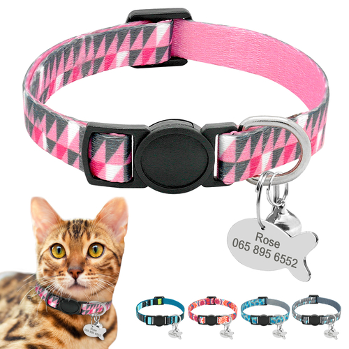 Main Cat Collar Personalized Breakaway Quick Release image