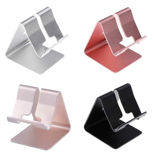 1pc Aluminum Alloy Desk Phone Stand Holder For