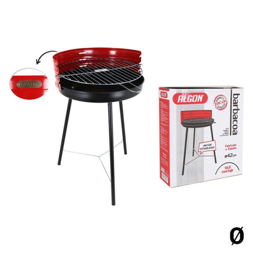 Barbecue Algon Circular Red