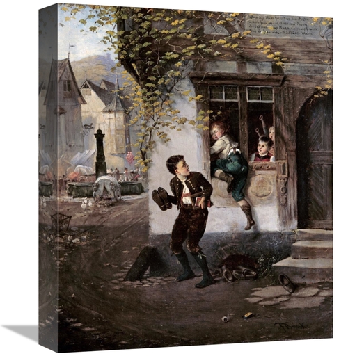 Global Gallery GCS-267685-16-142 16 in. The Naughty Schoolboys Art Pri