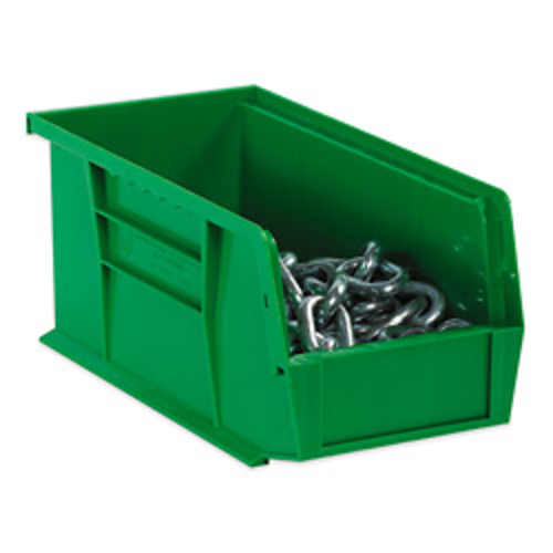 Box Partners BINP1816G 16 .50 in. x 18 in. x 11 in. Green Plastic Stac