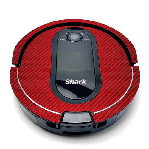 MightySkins RV1001AE-Red Carbon Fiber Skin for Shark IQ Robot - Red Ca