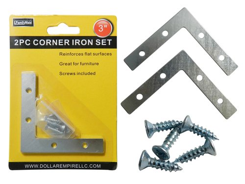 2pc Corner Iron Set