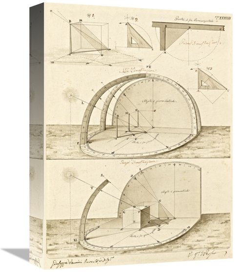 Global Gallery GCS-453934-1216-142 12 x 16 in. Plate 47 for Elements o