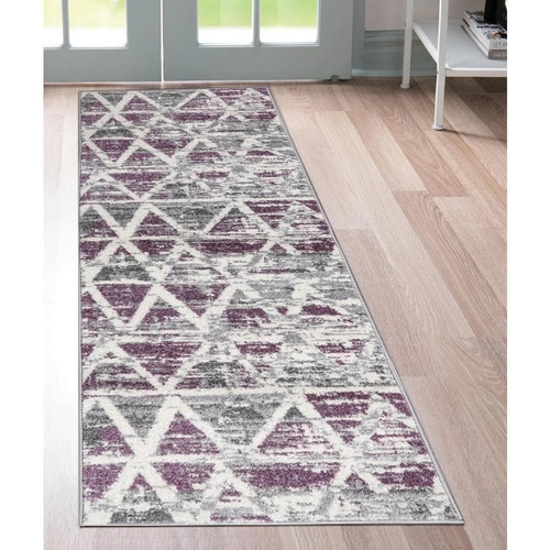 Lbaiet CH950Z57 Oakleigh 5 x 7 ft. Rectangle Area Rug, Purple,