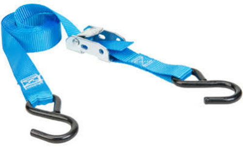 Hampton 8868135 10 ft. Cam Buckle Tie-Downs, Blue