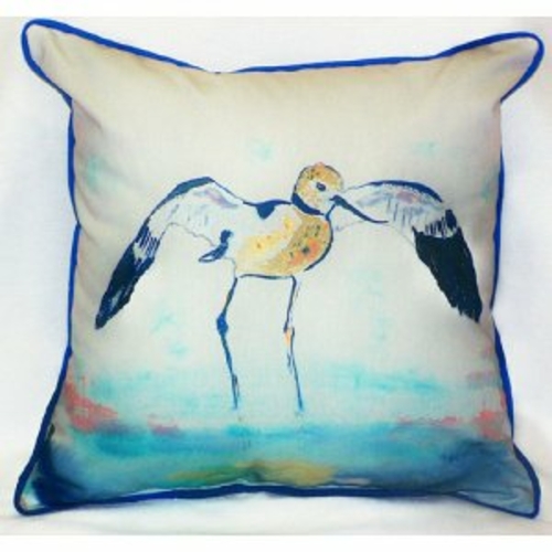 Betsy Drake ZP324 Betsys Avocet Throw Pillow- 22 x 22 in.