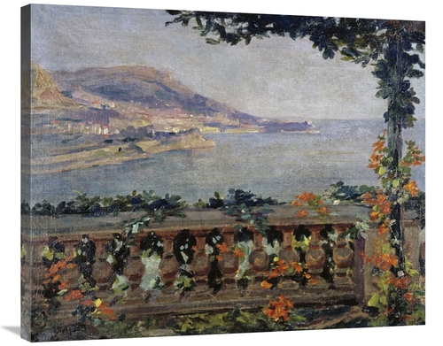 Global Gallery GCS-281890-36-142 36 in. Monaco - Vue Sur La Mer Art Pr