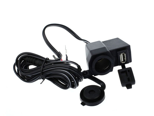 Weatherproof Motorcycle Charger USB Cell phone GPS