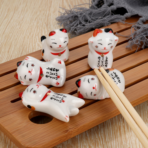 Creative Lucky Cat Japanese Chopsticks Holder