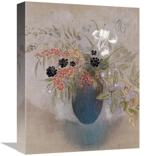 Global Gallery GCS-267077-16-142 16 in. Flowers in a Vase - Fleurs Dan