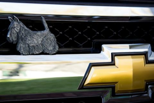 Grillie Scottich Terrier-N Scottich Terrier Antique Nickel Ornament