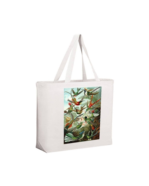 Hummingbirds Tote Bag Grocery Beach bag