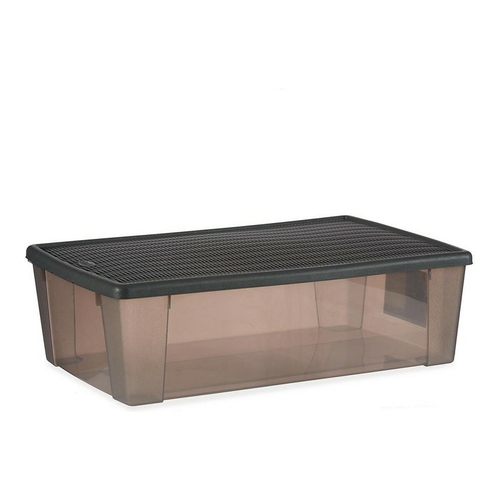 Storage Box Stefanplast Elegance Grey 30 L 38,5 x 17 x 59,5 cm Plastic