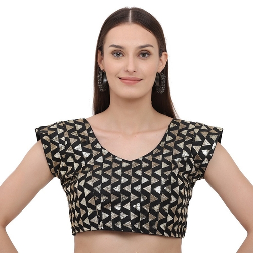 Solid Crop Top For Women And Girls Black