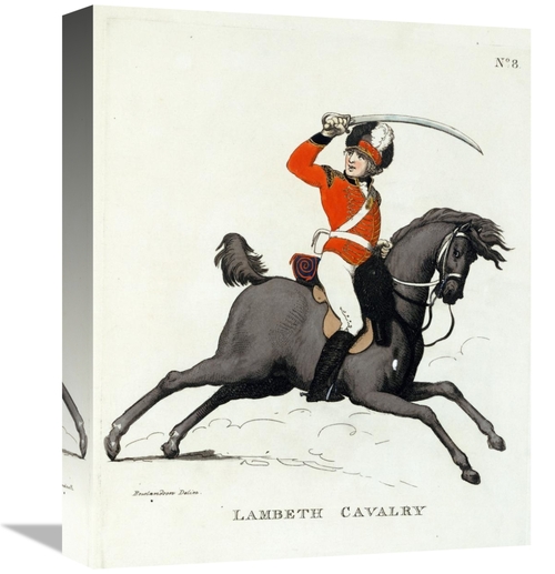 Global Gallery GCS-267205-16-142 16 in. Lambeth Cavalry Art Print - Th