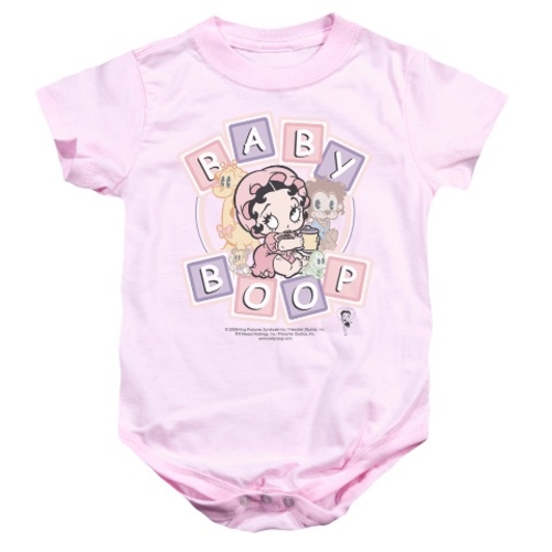 Trevco Boop-Baby Boop & Friends - Infant Snapsuit - Pink- Medium 12 Mo