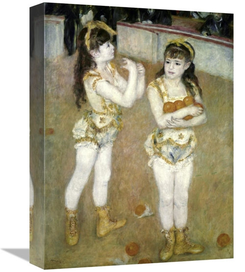 Global Gallery GCS-279687-16-142 16 in. Two Little Circus Girls Art Pr