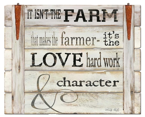 Penny Lane CIN051 25 x 20 in. It Isnt The Farmer Custom Shape Sign