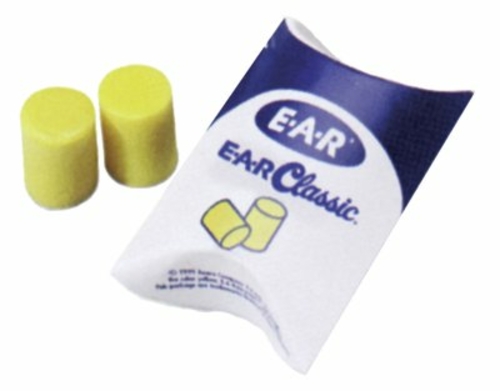 Ear 247-312-1201 Poly Bag Ear Plugs - 200 Pair per Box - Yellow