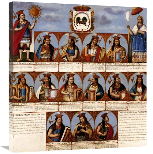 Global Gallery GCS-268381-30-142 30 in. La Dinastia Inca Art Print - P