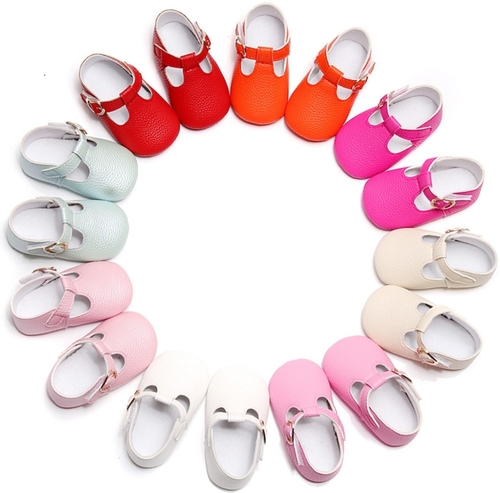 Newborn Baby Girls Shoes Moccasins Solid Infant