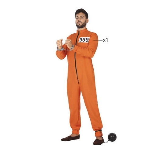 Costume for Adults Prisoner Orange