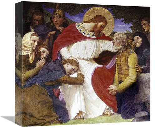 Global Gallery GCS-282236-16-142 16 in. Jesus the Comforter Art Print 