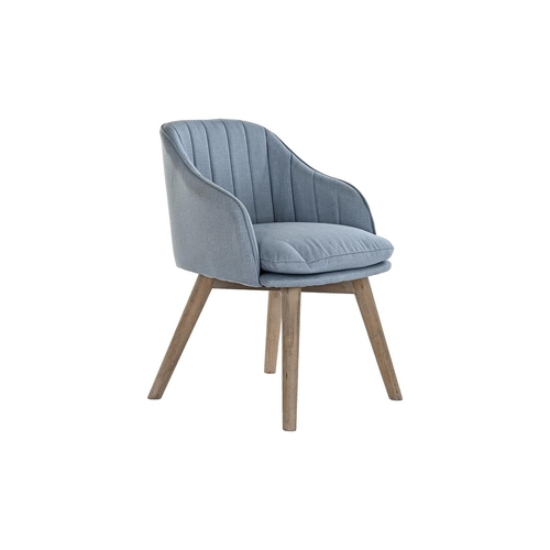 Dining Chair DKD Home Decor Blue Navy Blue Light grey 56 x 47 x 72,5